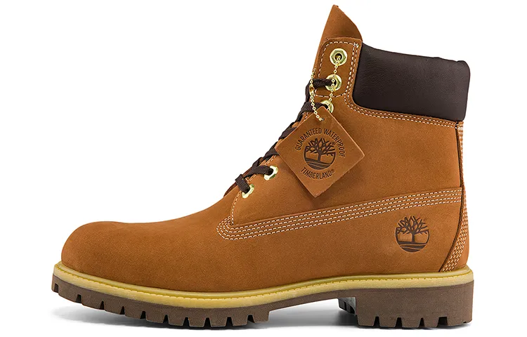 timberland premium 6 inch waterproof boot rust nubuck