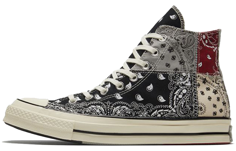 Converse Chuck Taylor All Star 70 Hi Offspring Paisley Black POIZON