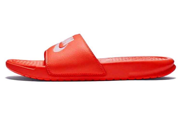 Nike benassi jdi orange best sale