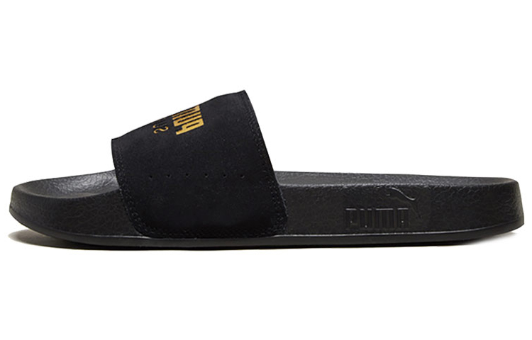 Puma Leadcat Suede Slide 'Black Team Gold' - POIZON