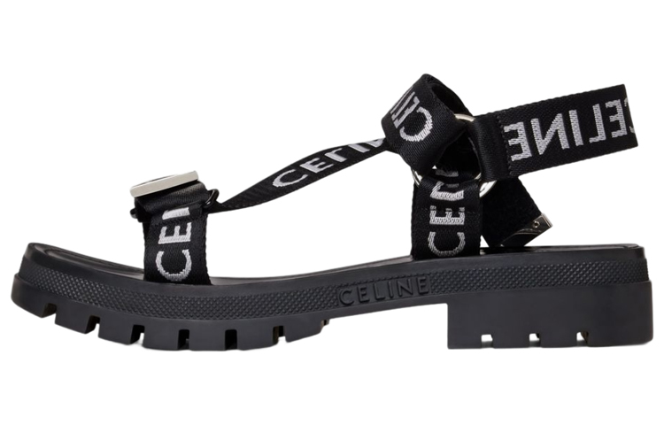 CELINE Leo Strappy Sandal 'Black White' - POIZON