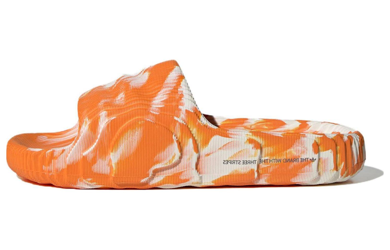 Adidas Originals Adilette 22 Slides Bright Orange - POIZON