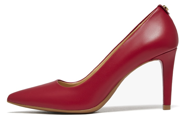 Michael kors red shoes hotsell