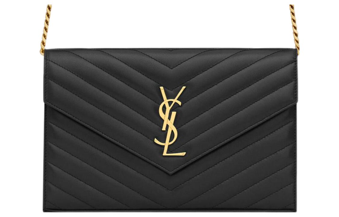 SAINT LAURENT Sheepskin Shoulder Bag Crossbody Bag Women's