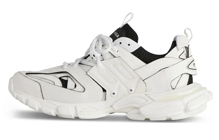 Balenciaga Track Sock Sneaker 'White Black' - POIZON
