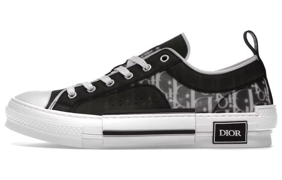 DIOR B23 Low Black White Oblique US M 9 - POIZON