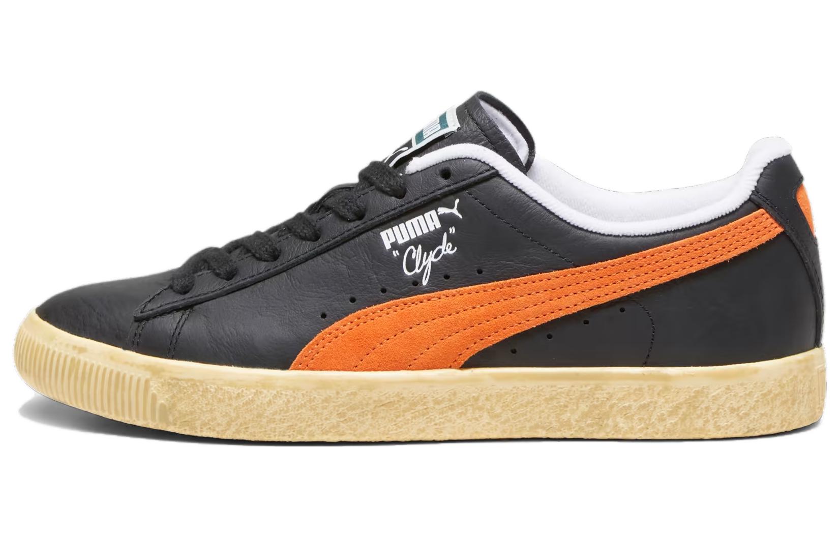 Puma Clyde Vintage 'Black Rickie Orange' - POIZON