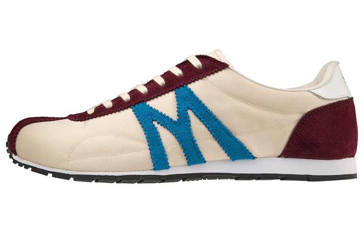 Mizuno Mlc-0 Casual Shoes Unisex Low-Top Beige Red US M 5.5
