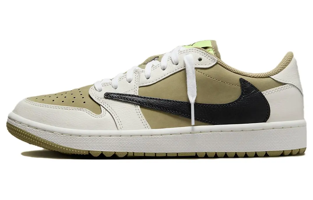 Jordan 1 Retro Low Golf Travis Scott Neutral Olive - POIZON