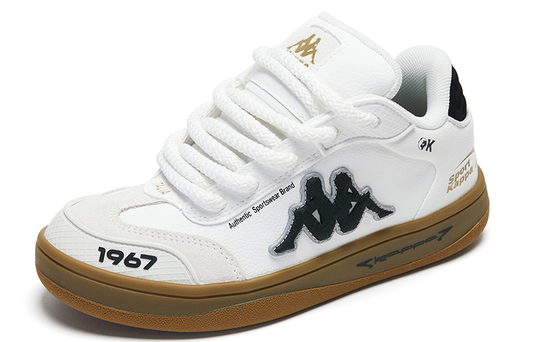 独特な 【送料無料】 Kappa Skateboard POIZON - White Low-Top Unisex Shoes ジャケット・アウター