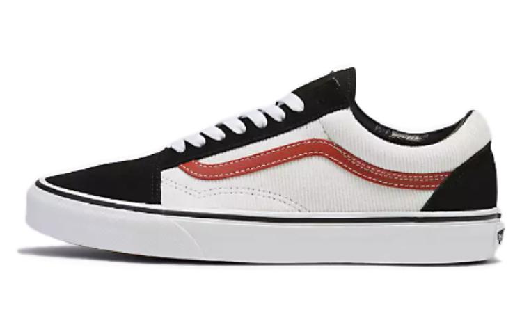 【Vans】Old Skool Mini Cord Shoe Vans Old Skool Mini Cord 'White Black Red' - POIZON