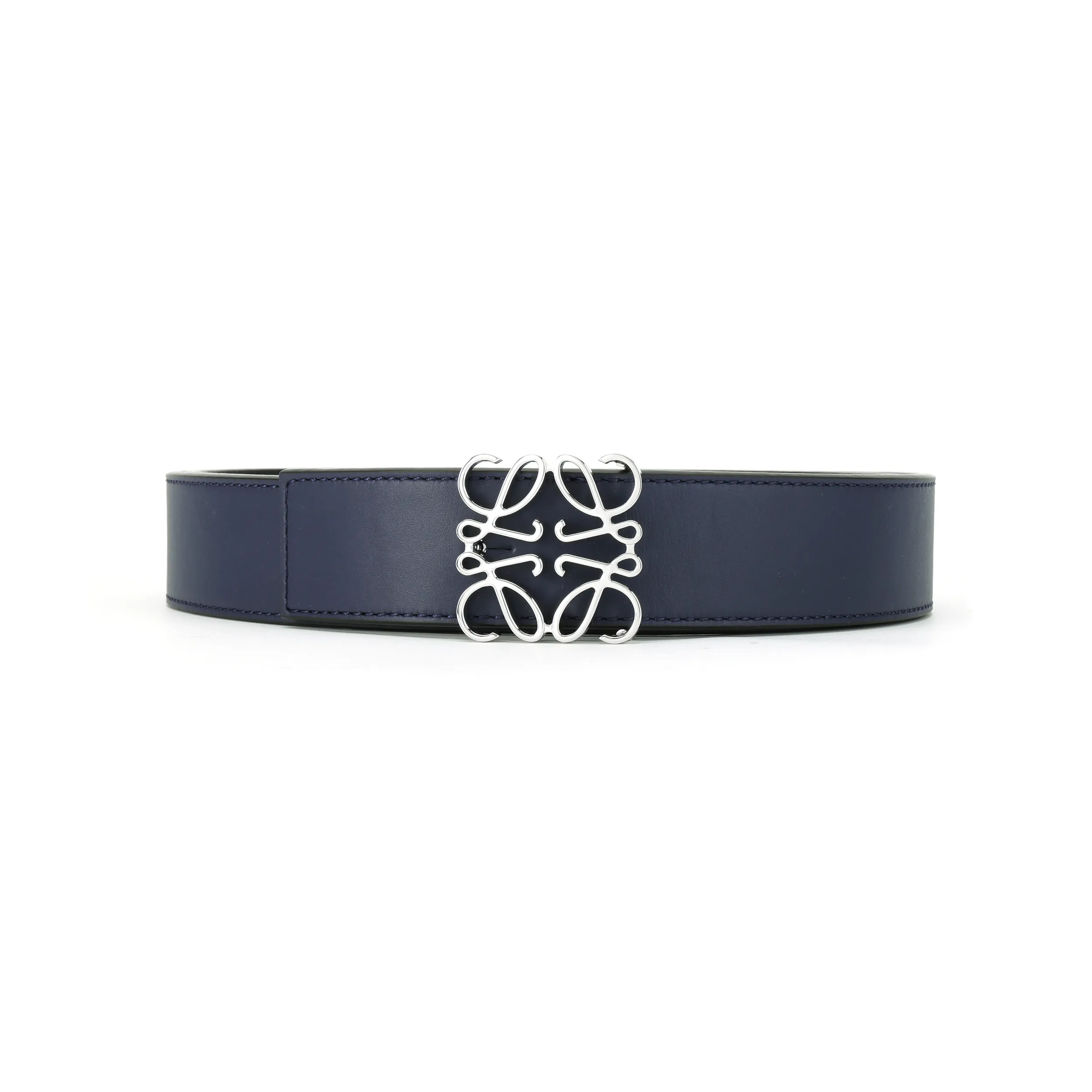 LOEWE 3.5cm Anagram Reversible Leather Belt for Men | MR PORTER