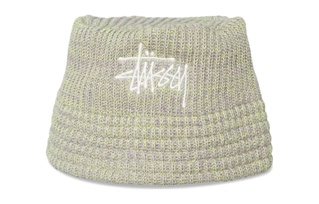 Stussy Mixed Yarn Knit Bucket Hat - POIZON Stussy Mixed Yarn Knit Bucket Hat - POIZON