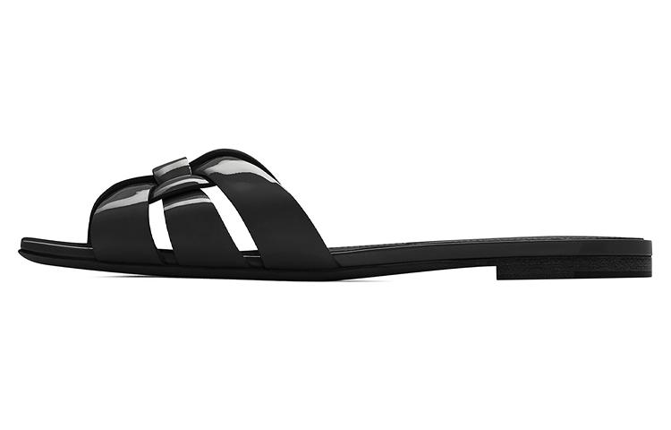 VIP【送料関税込】SAINT LAURENT TRIBUTE LEATHER FLAT SANDALS tribute SANDALS in smooth leather | Saint Laurent | YSL US