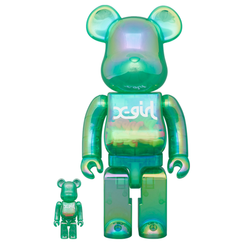 その他 BE@RBRICK - BE@RBRICK X-girl CLEARPURPLE 100% &amp; 400% BE@RBRICK SERIES 49