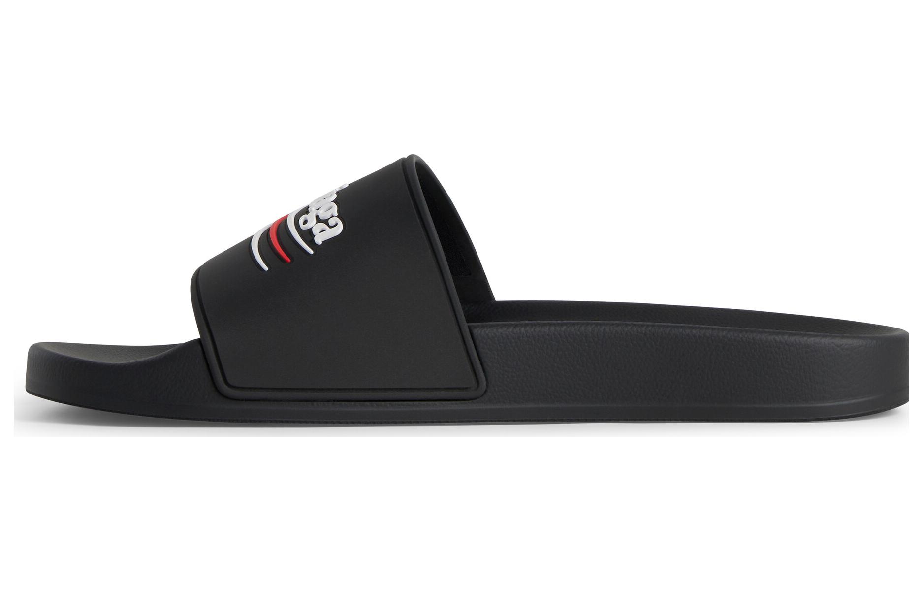 Balenciaga Pool Slides 'Black' US M 10 - POIZON Balenciaga Pool Slides 'Black' US M 10 - POIZON