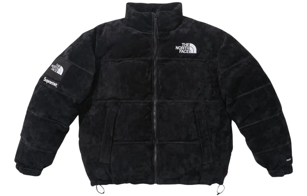 Supreme The North Face Suede Nuptse Jacket - POIZON