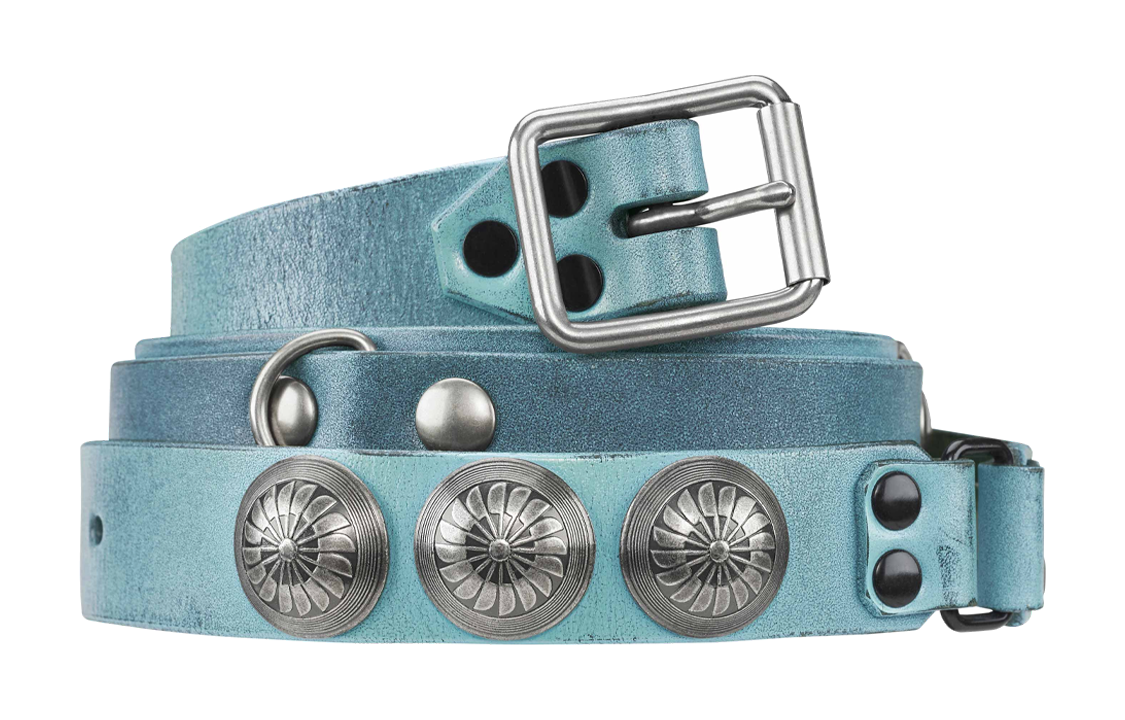 Supreme Repeat Leather Belt Black – N-Hype - 小物