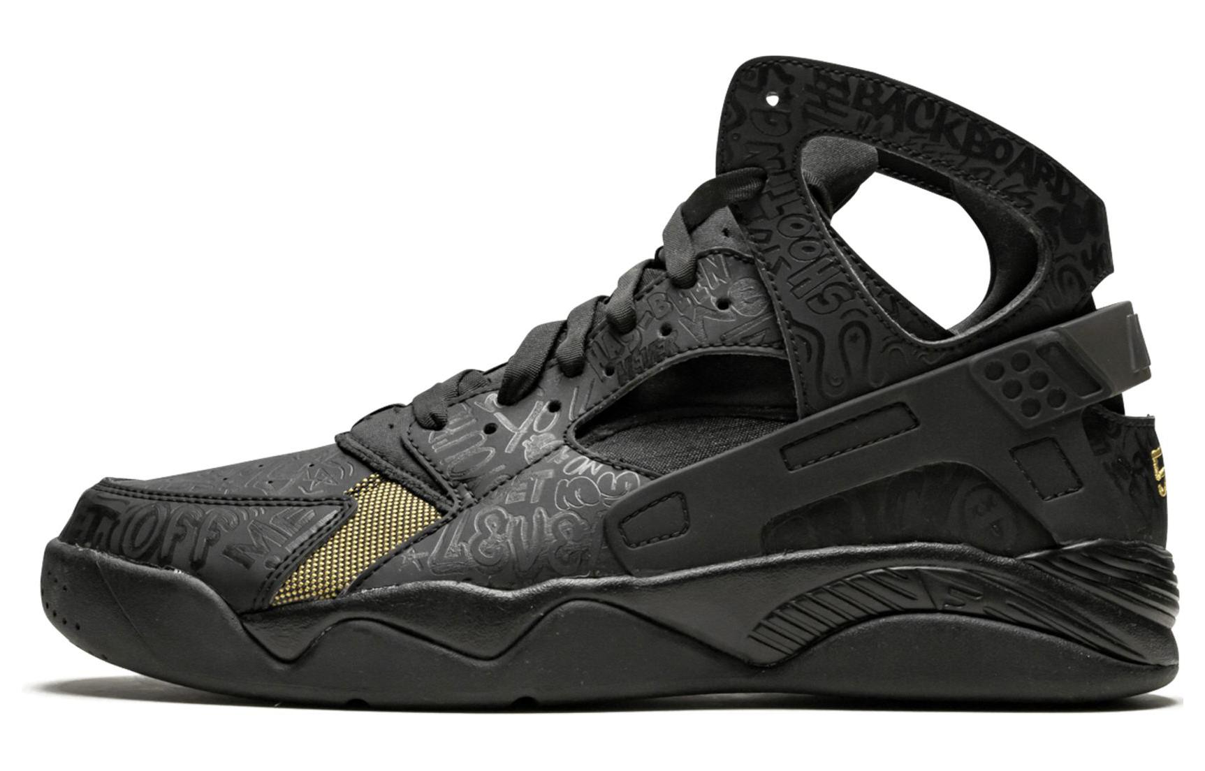 nike huarache off white black
