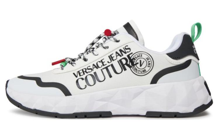 スニーカー Versace Jeans Couture 74VA3SK4 ZP234 LOGO LOW-TOP Sneakers VERSACE JEANS Couture Logo-print Low-top Sneakers - POIZON