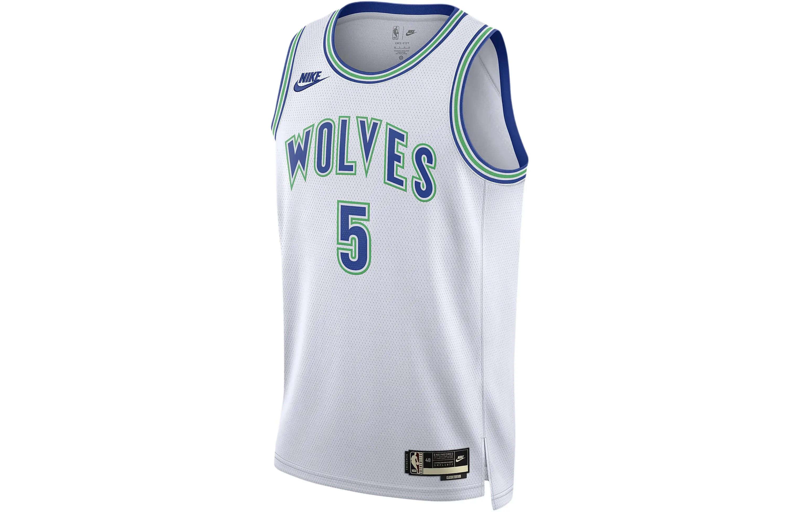 Nike Minnesota Timberwolves Anthony Edwards #5 Hardwood Classic Jersey ...