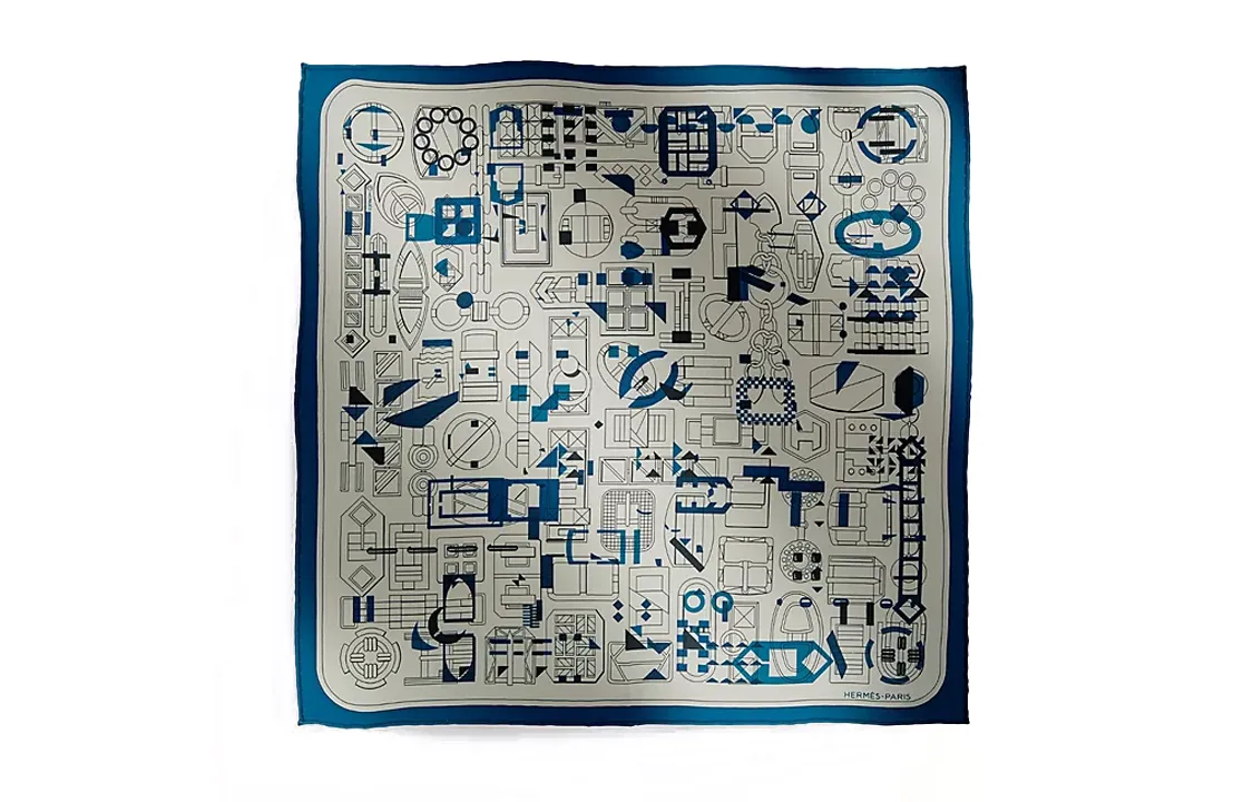 HERMES Men Silk Scarf - POIZON