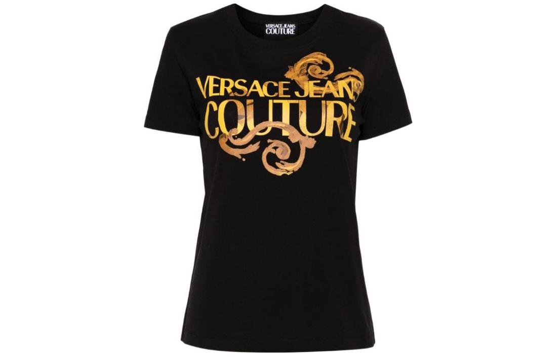 Versace Jeans Couture T shirts and Polos Black