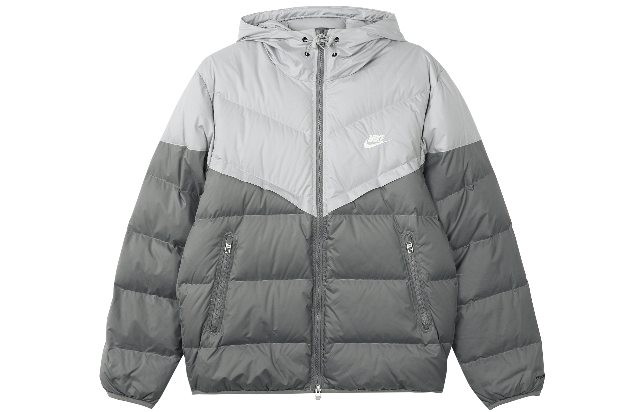 Nike down fill jacket grey best sale