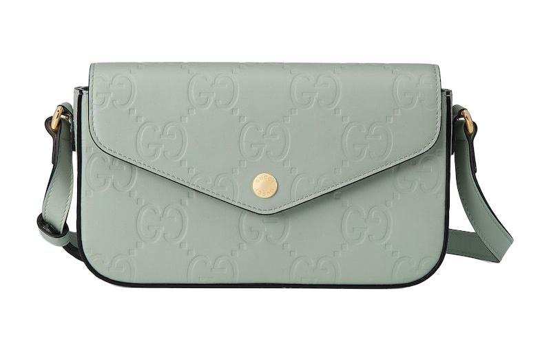 GUCCI｜SHOULDER BAGS (421970 UULBN 9683) Gucci GG Logo Crossbody Purse 97.02.068 Vintage Brown