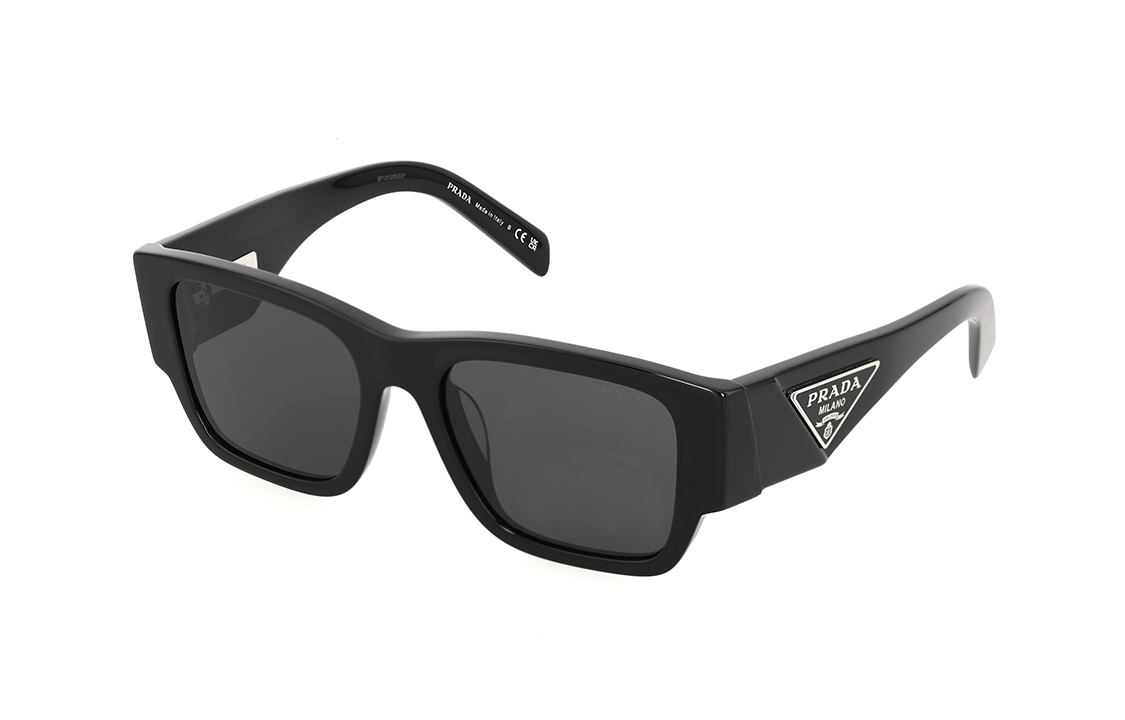 Prada Triangle Logo Metal Round Sunglasses - Bergdorf Goodman