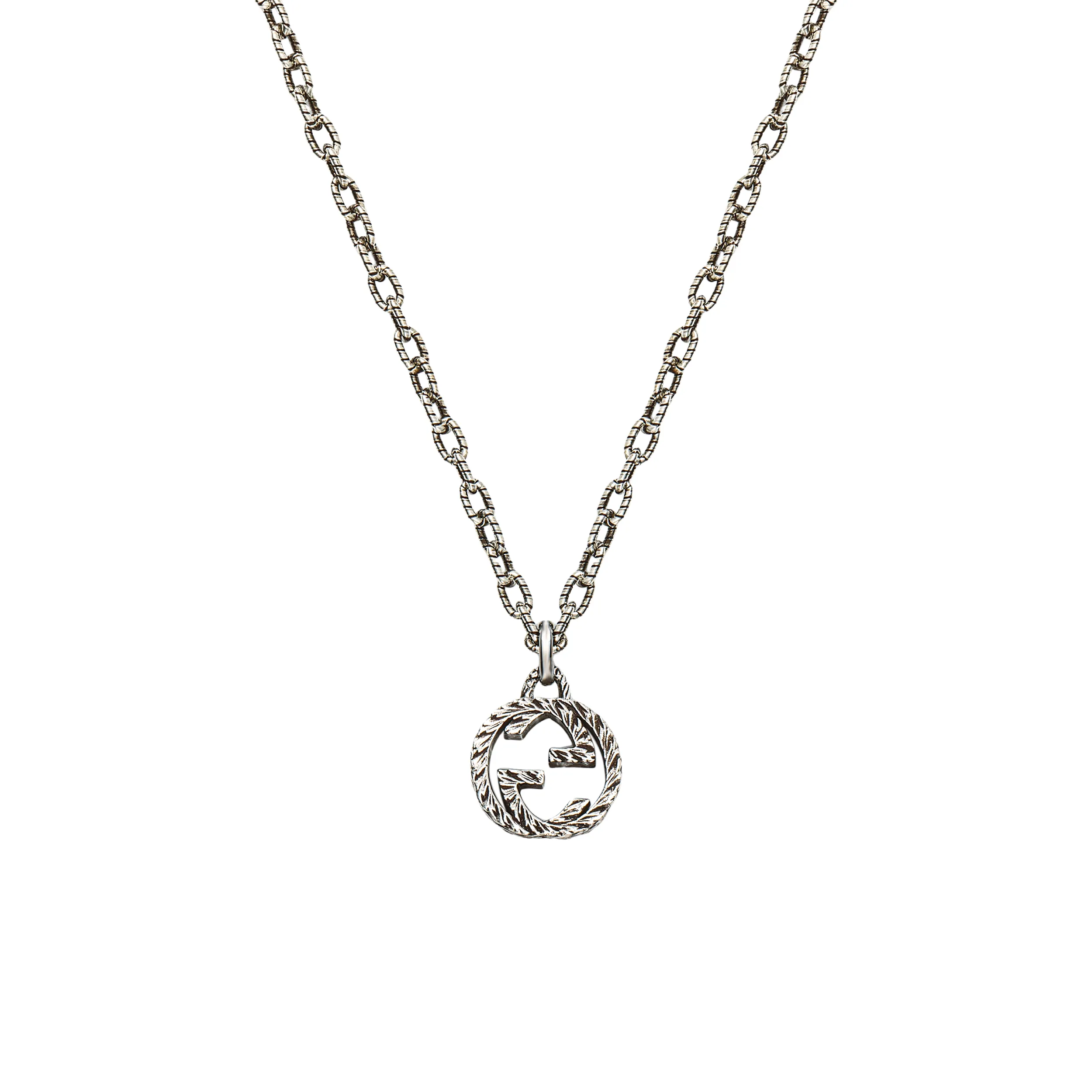 GUCCI Double G Necklace Collection 925 silver Necklace - POIZON