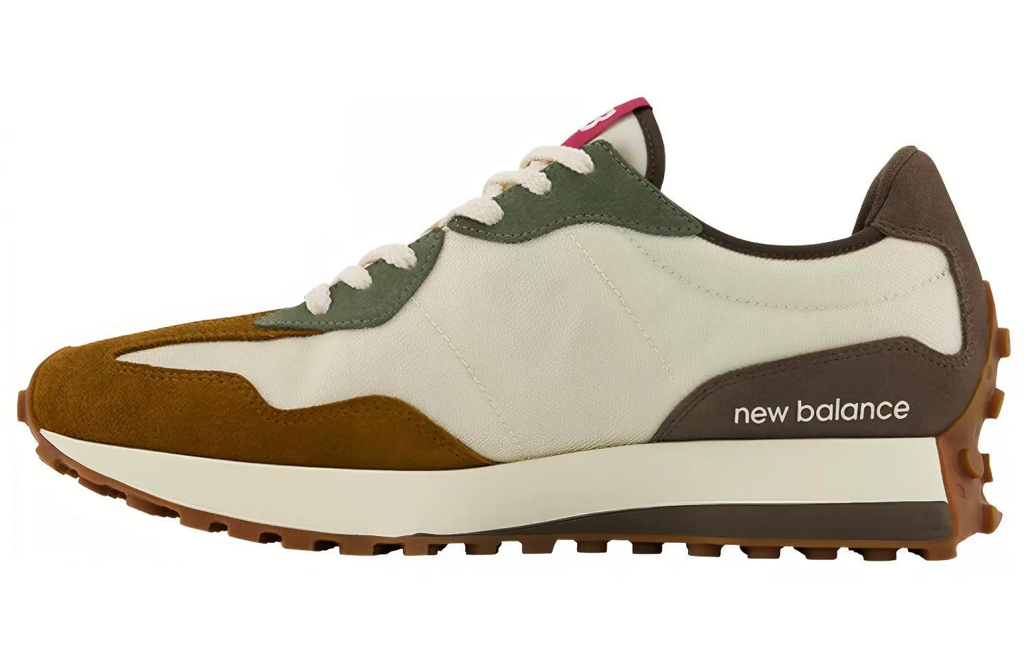 New Balance 327 Winter Wheat Brown Green - POIZON