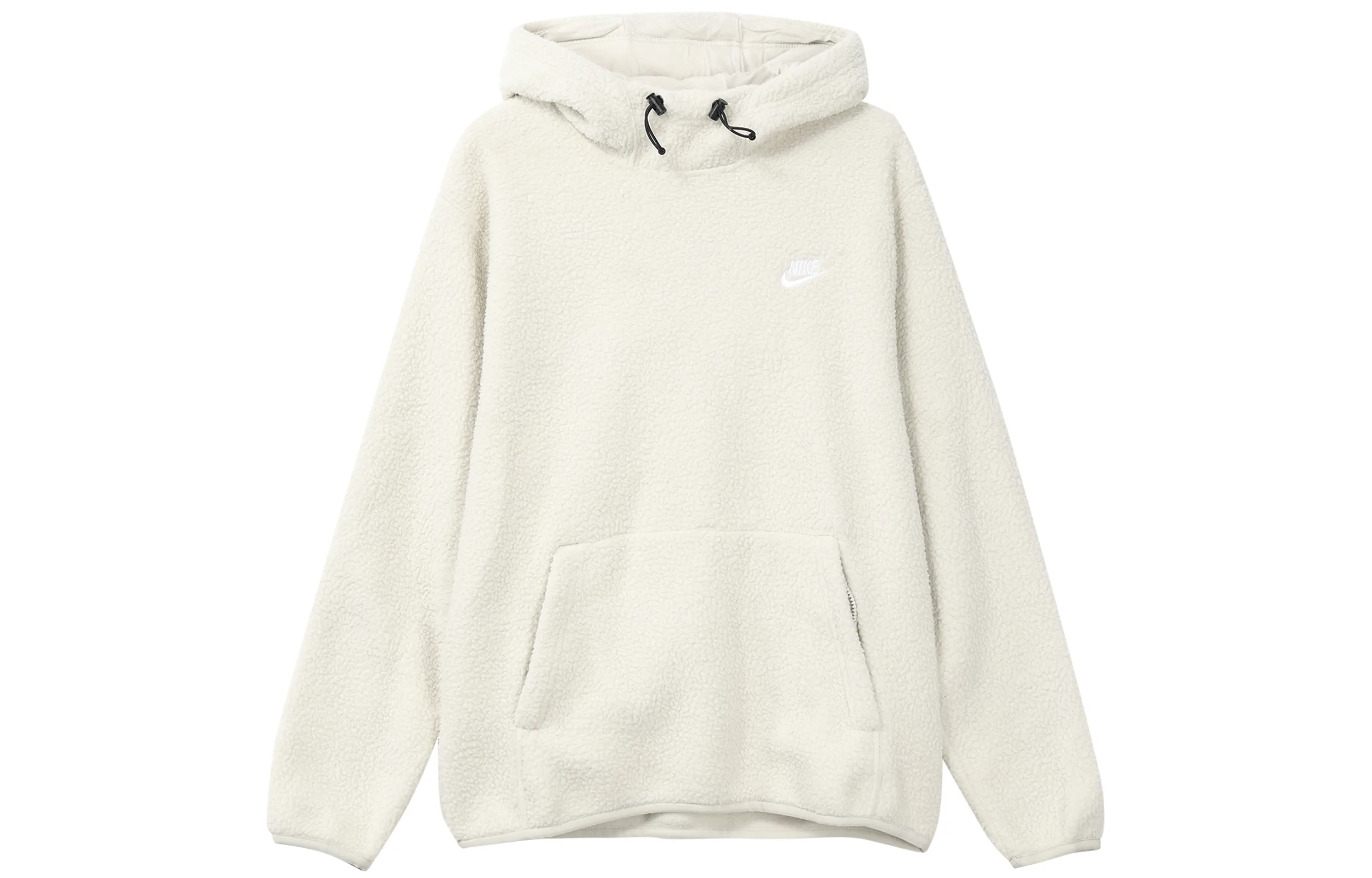 Nike Essential Men's Sherpa Fleece Hoodie Beige - POIZON