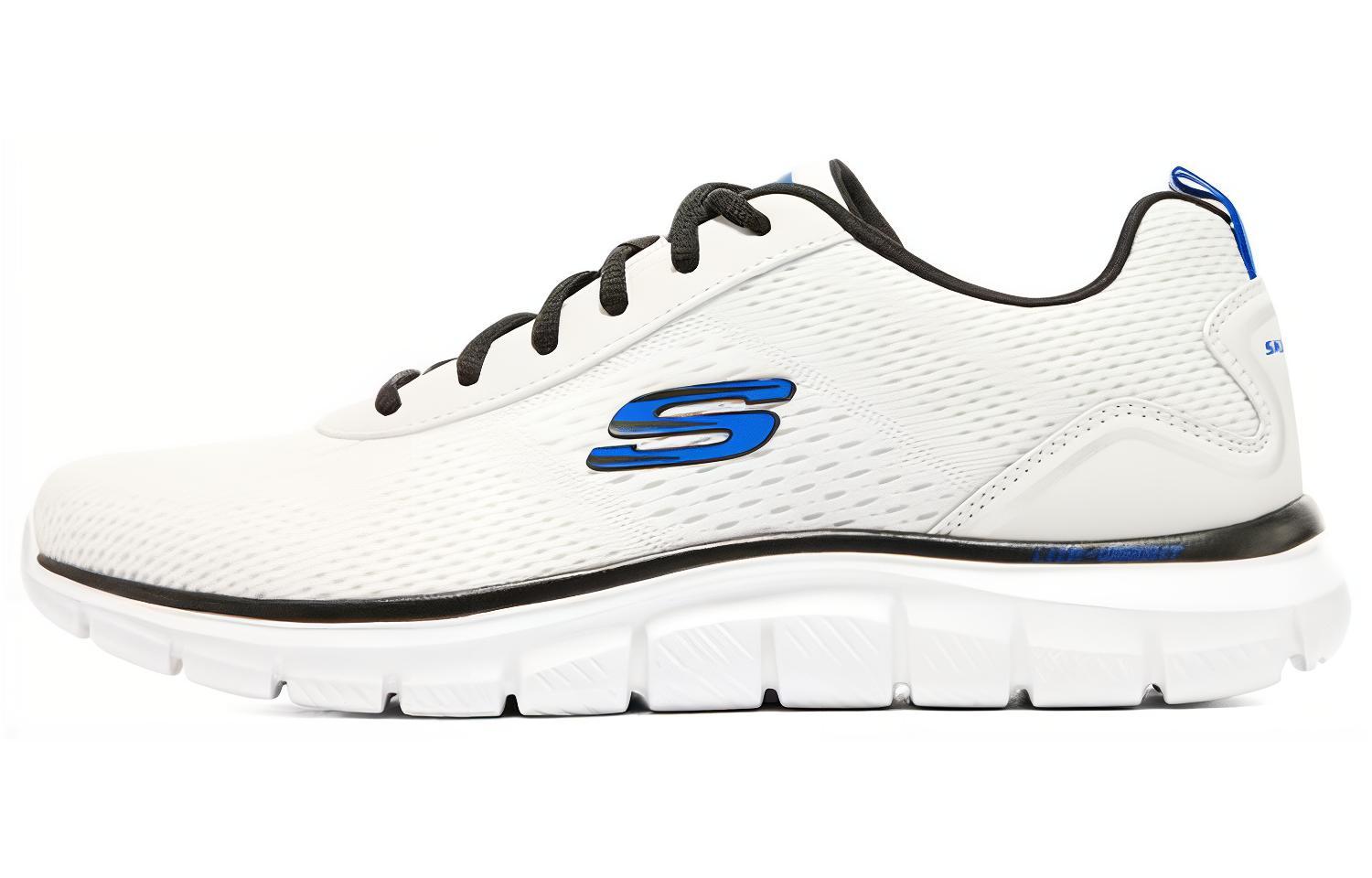 Skechers Block Casual Shoes Men High-Top Black White Gray