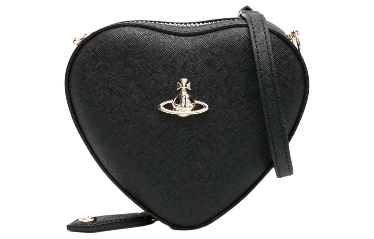 Vivienne Westwood Orb Plaque Heart Shape Crossbody Bag