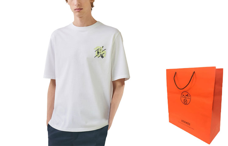 HERMES T-Shirts Men White - Cheap Rcj Jordan Outlet