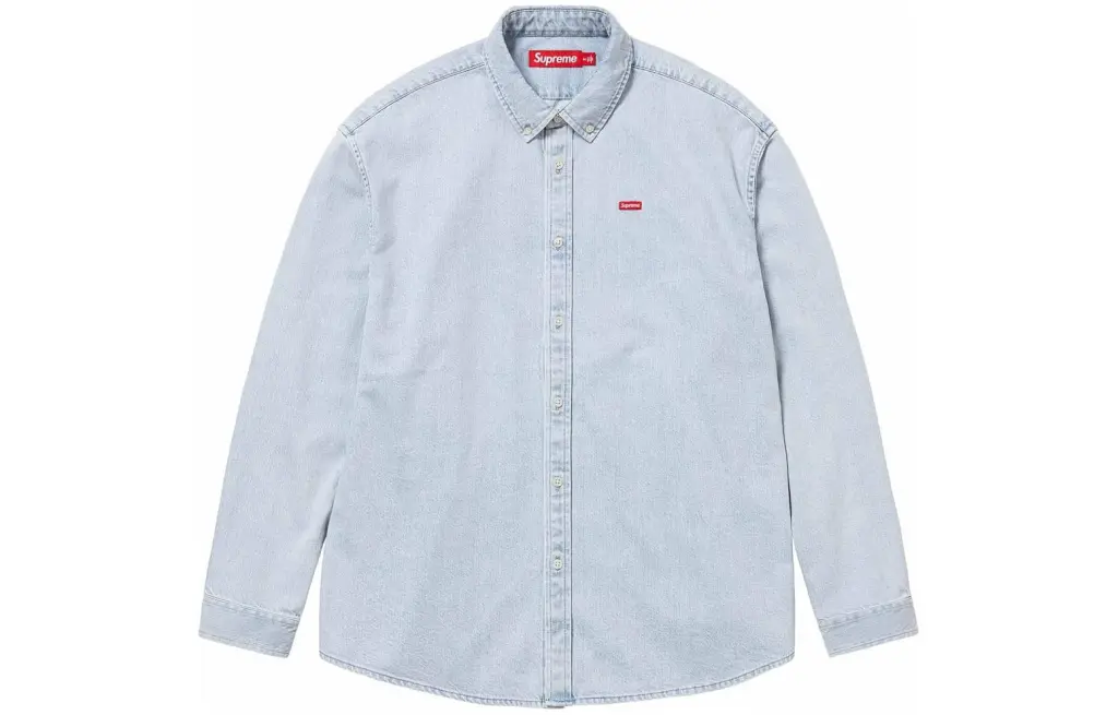 Supreme Small Box Shirt Washed Black/Washed Black S - POIZON