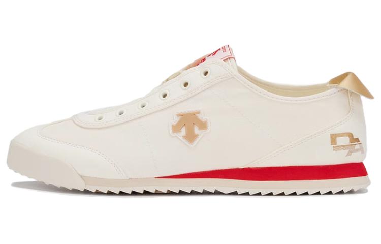 【DESCENTE】CRON SLIP ON SNEAKERS SHOES DESCENTE Cron Racer Skateboard Shoes Unisex Low-Top White