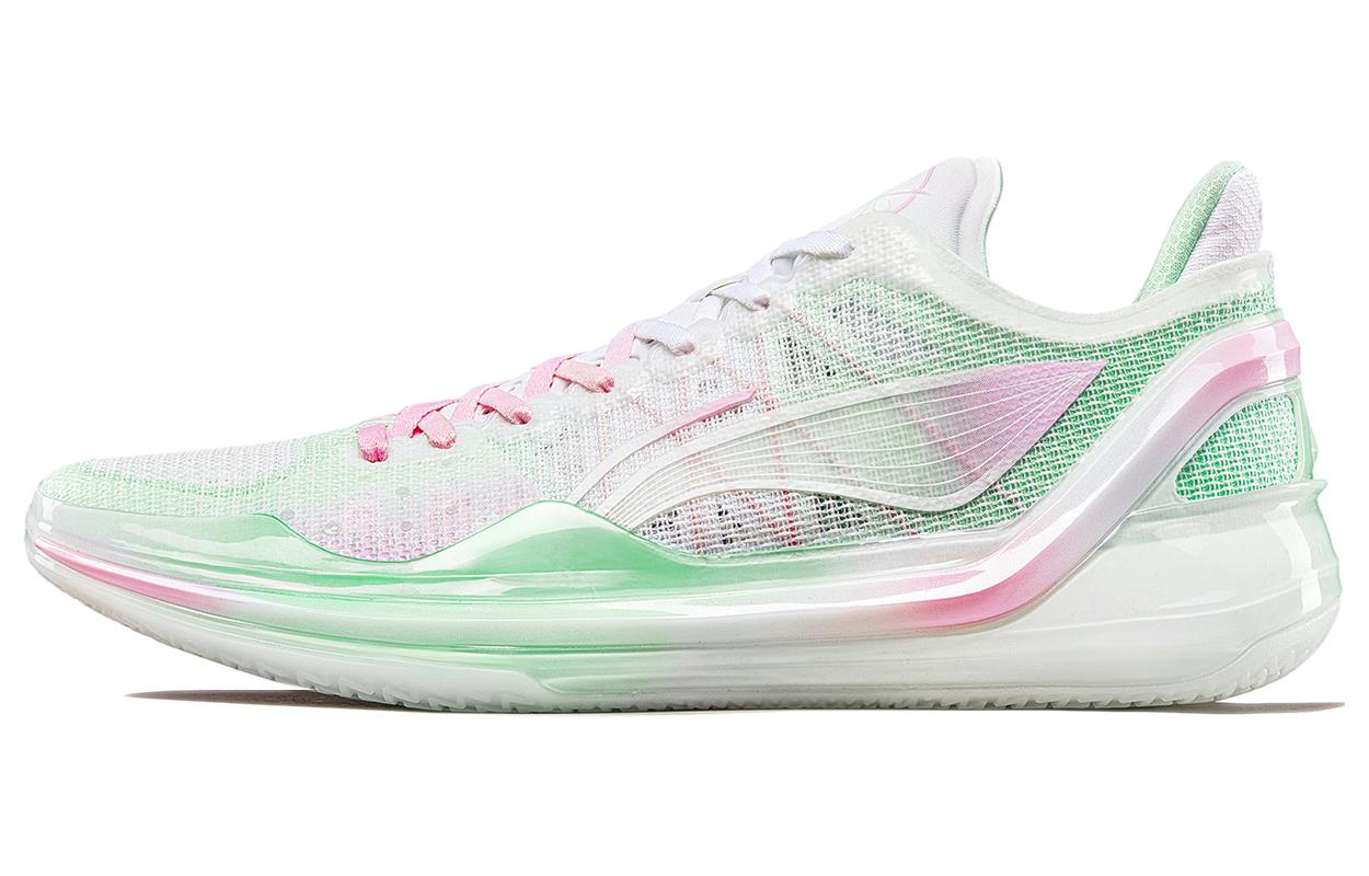 LINING Blade 4V2 Basketball Shoes Men Low Top Standard White