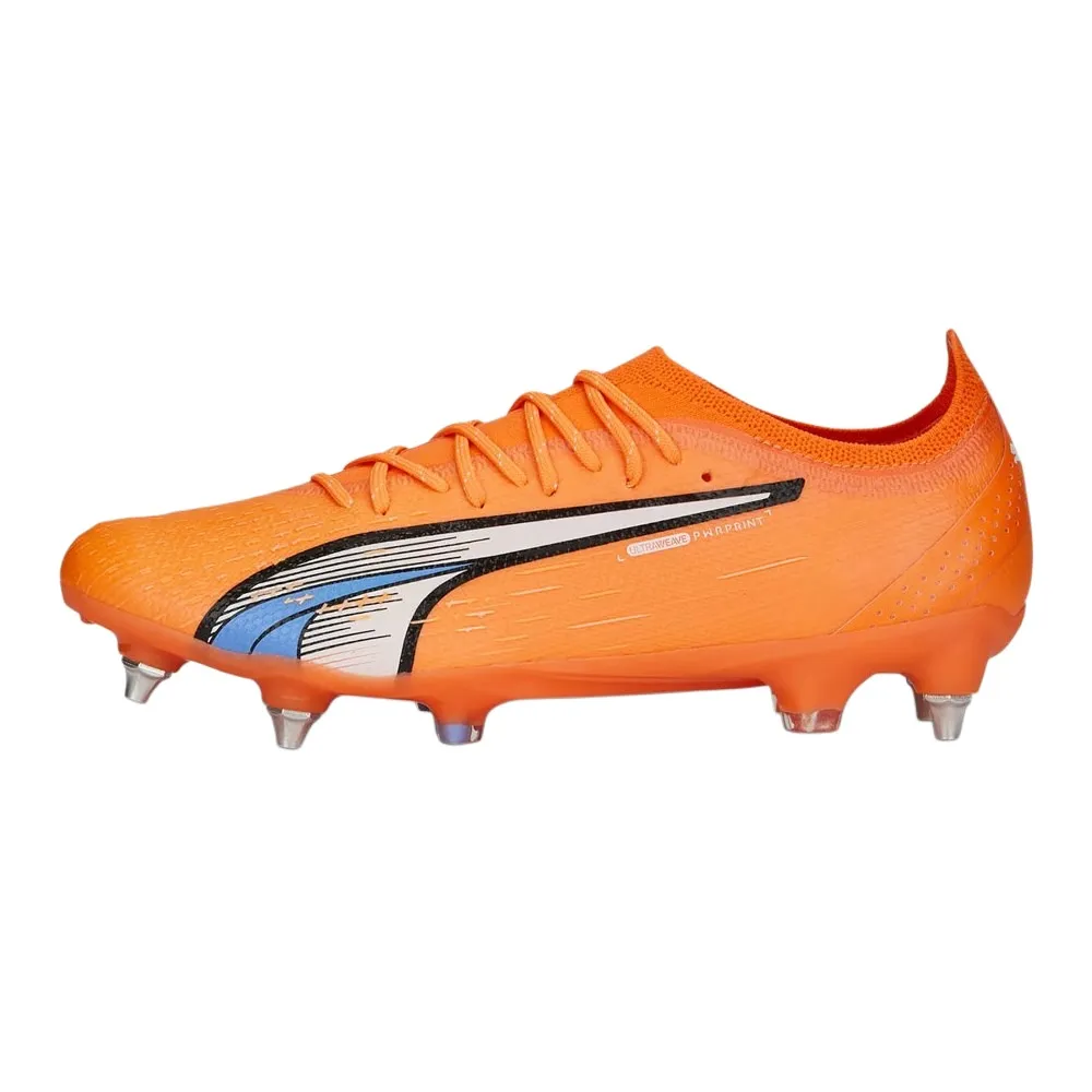 【特価】 Men Shoes Soccer Ultimate Ultra PUMA Low-Top Black Orange シューズ