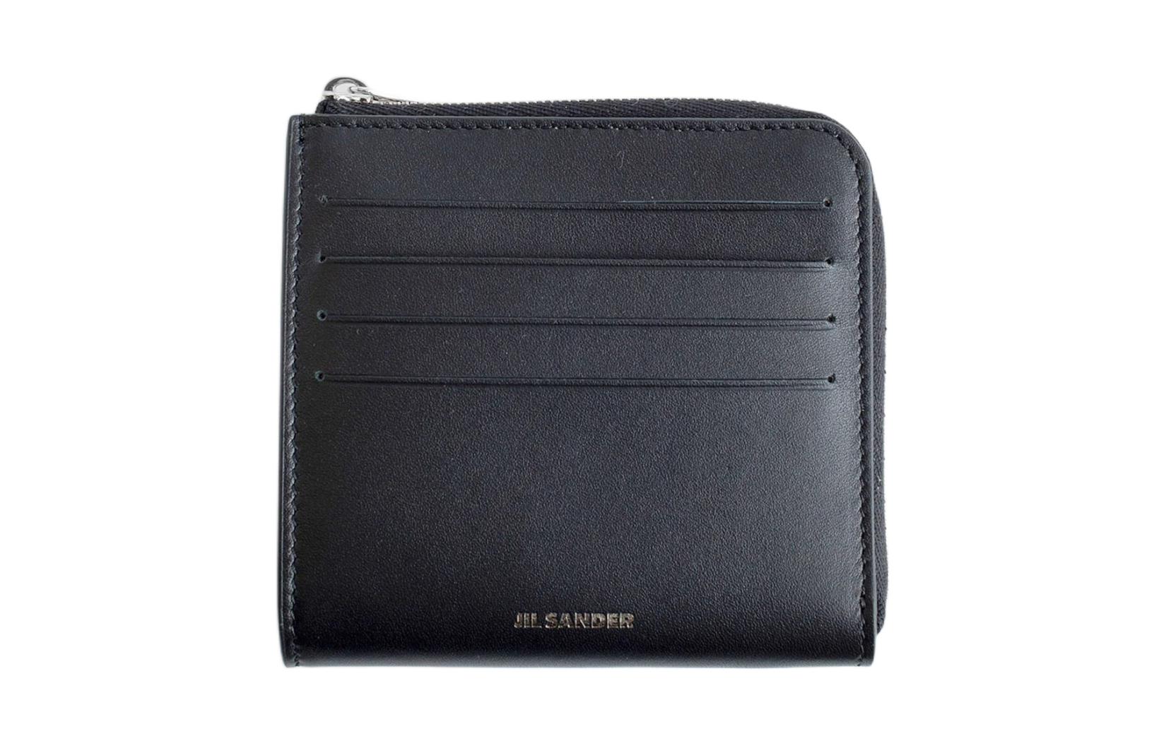 【極美品】JIL SANDER LEATHER LOGO WALLET Jil Sander Logo wrist strap wallet | The Fashion Square