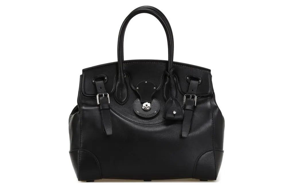 Ralph Lauren Collection Ricky Leather Tote Bag - POIZON
