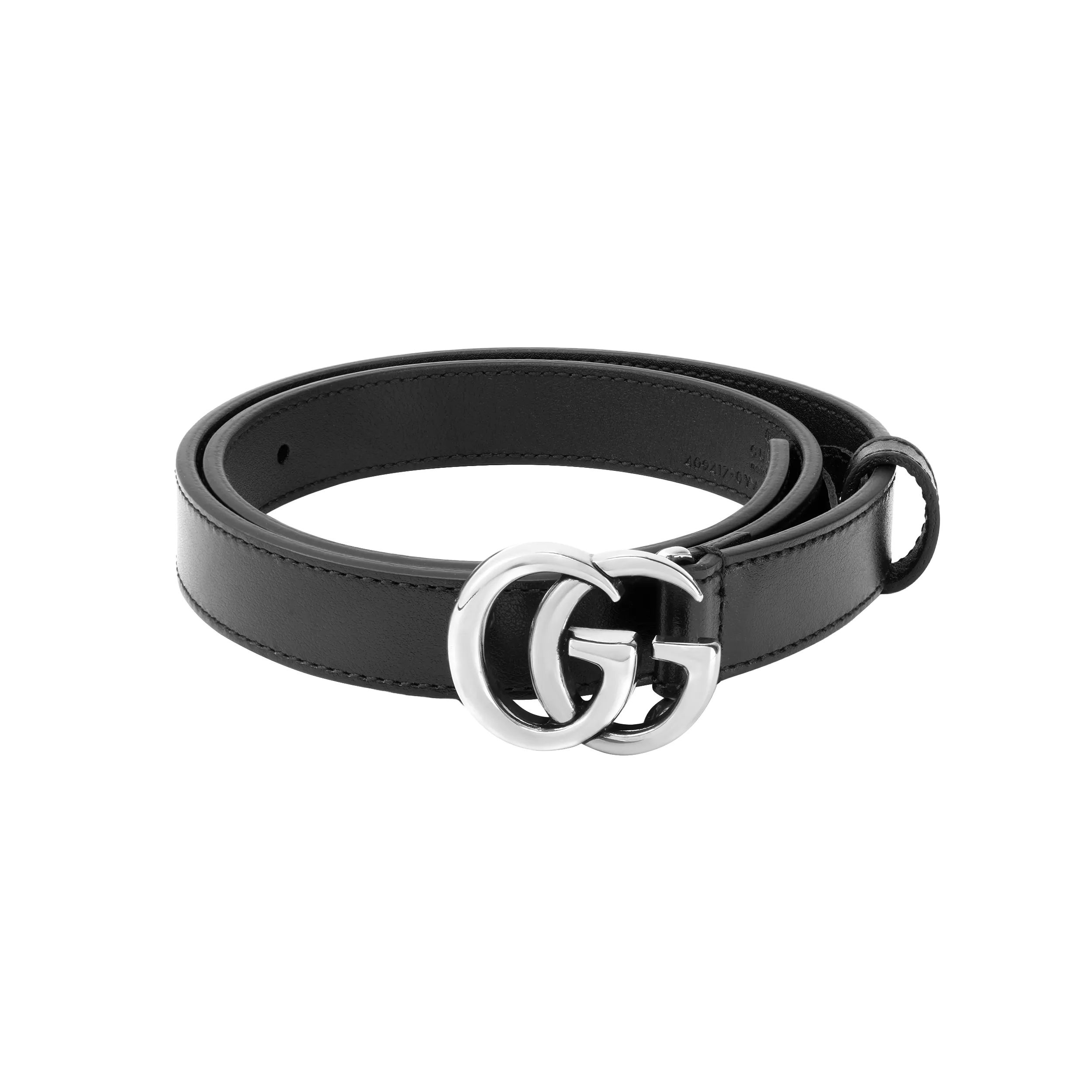 ベルト GUCCI Woman Belt Black 6258390AAA5 1000 GG Marmont thin belt in black leather | GUCCI® US