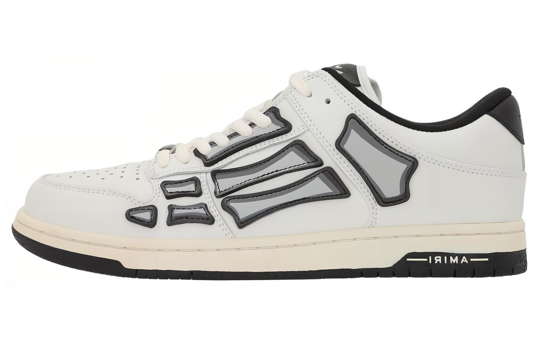 AMIRI Skel Low Top White Black US M 8 - POIZON