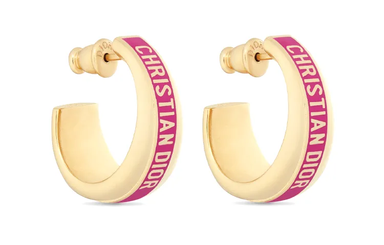 DIOR CODE EARRINGS GOLD - Cheap Rcj Jordan Outlet