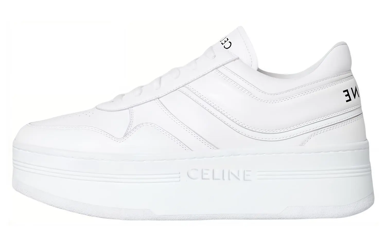 CELINE Platform Shoe Women's Low-top White - POIZON