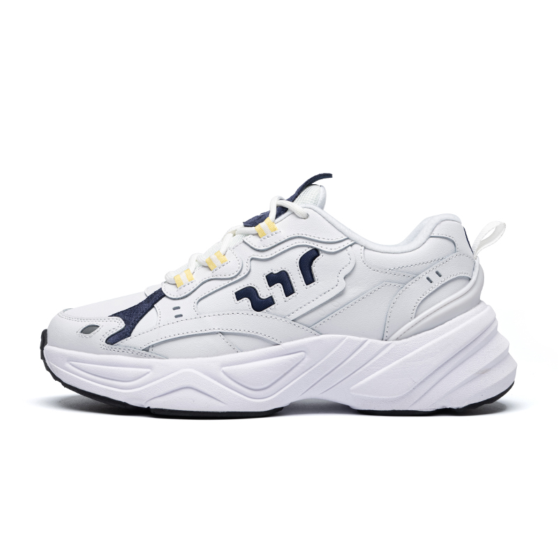 ちー ZHR Chunky Sneakers Women's Low-Top White Blue EU 36 - POIZON