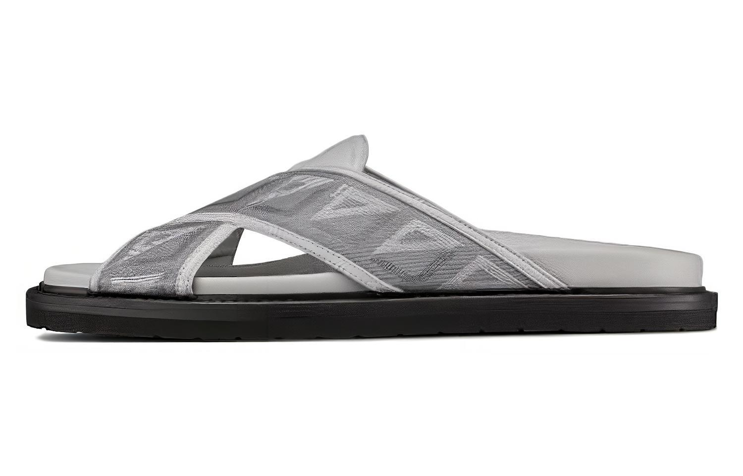 DIOR Aqua Sandal 'CD Diamond - Grey' - POIZON