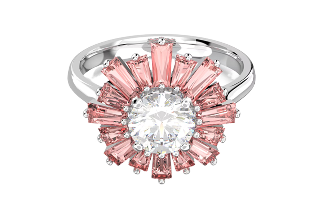Swarovski Crystal Pink Nirvana Ring - Medium (SKU: 865860