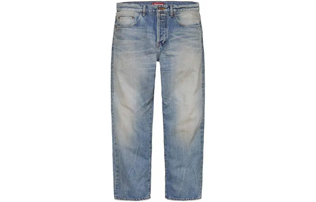Supreme SS24 Jeans Unisex Washed Indigo 34